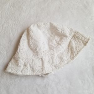 White Baby Sun Hat